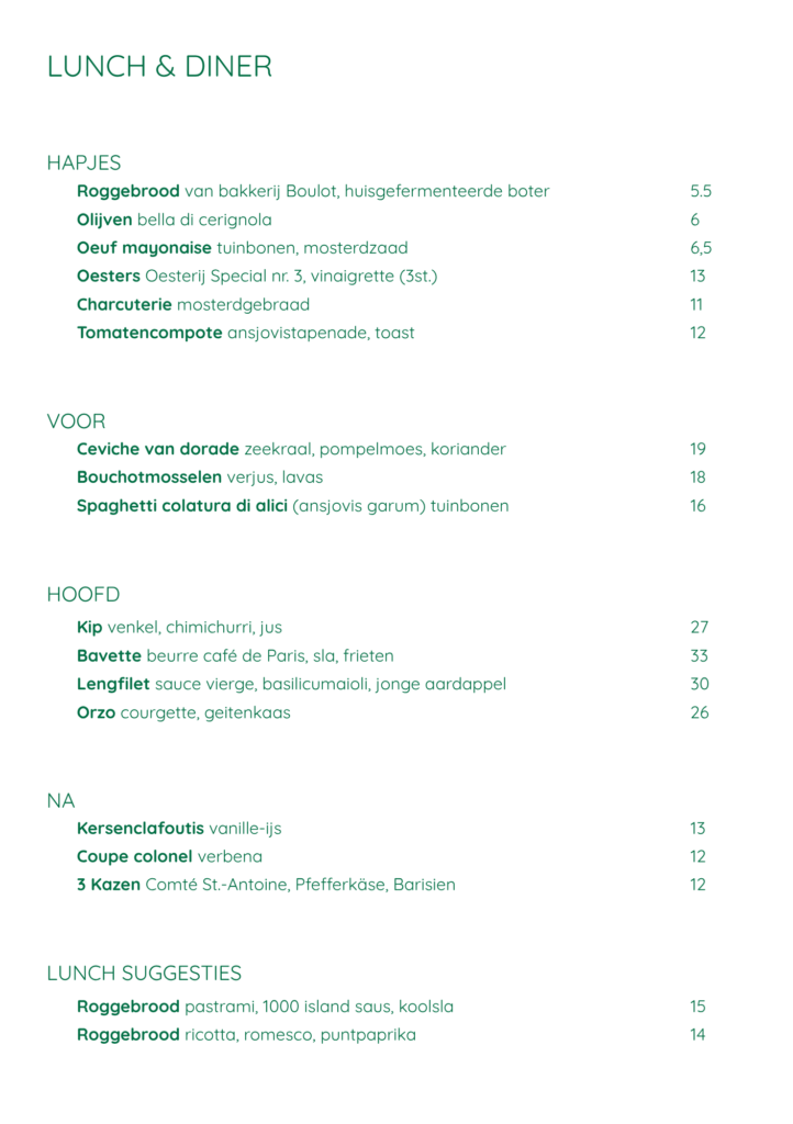 Django Antwerp Menu Juni 2026